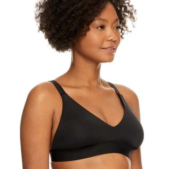 NWT Anne Cole Live in Color Triangular Bikini top size D black gold plus size - Picture 4 of 6